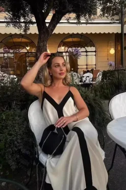 Robe été bohème longue dos nu sans manches