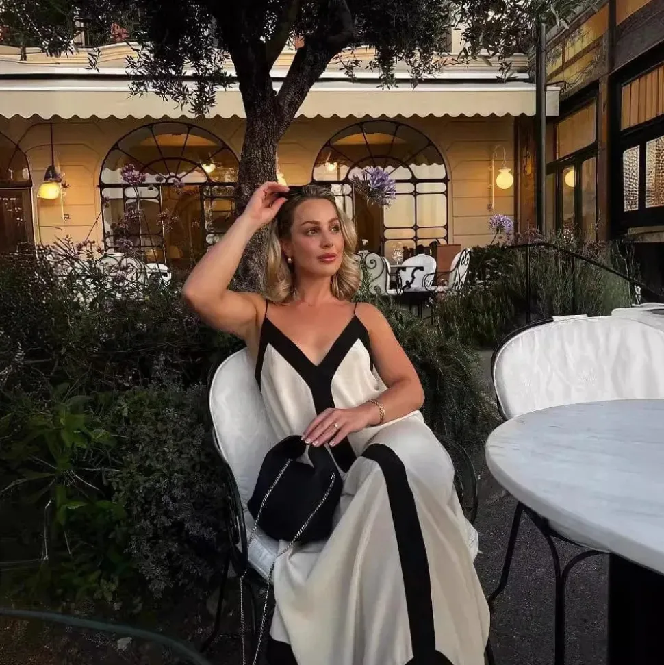 Robe été bohème longue dos nu sans manches