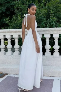 Robe été fluide longue sans manches