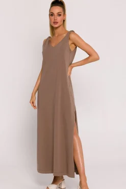 Robe été longue oversize dos nu