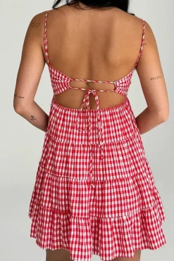Robe été mini évasée à bretelles