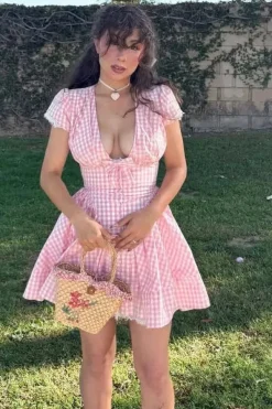 Robe été sexy courte évasée