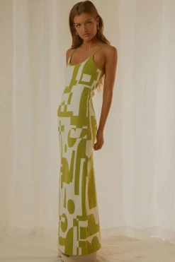 Robe été sexy longue moulante à motifs