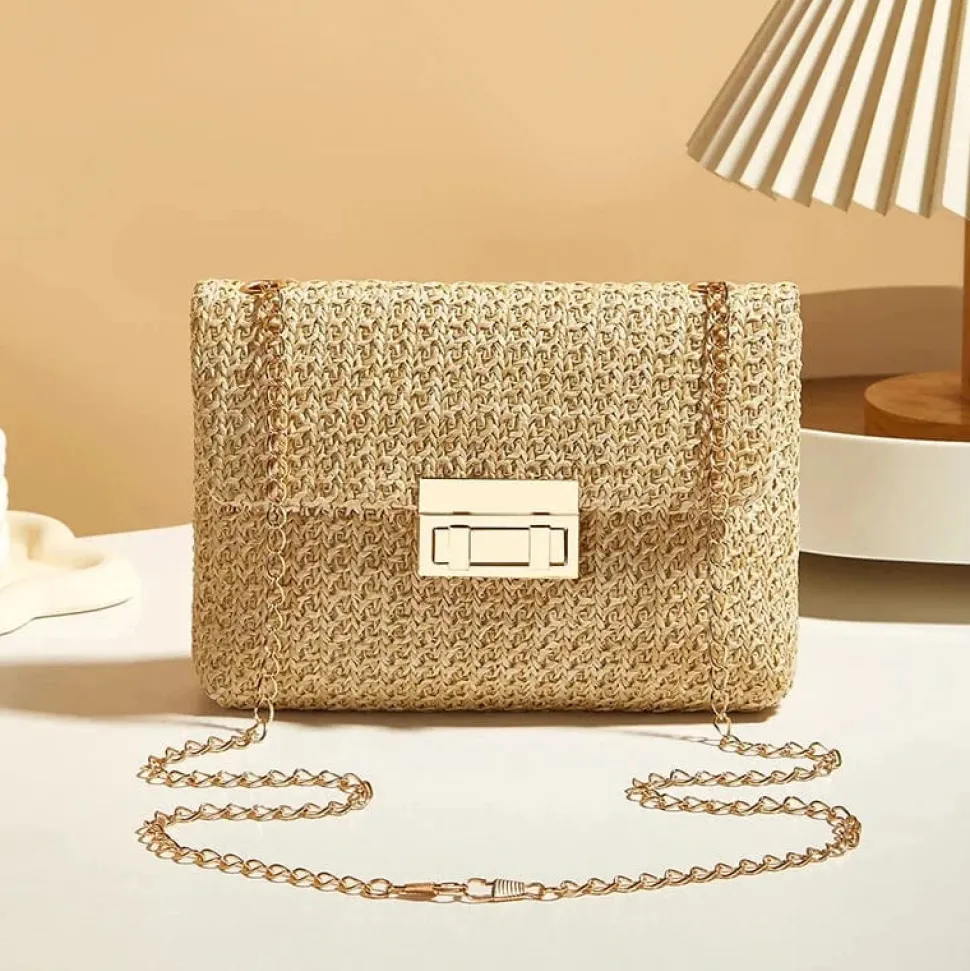 Sac bandoulière doré