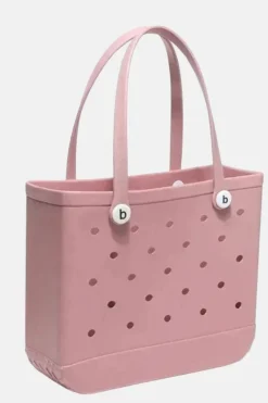 Sac de plage rose pastel