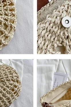 Sac à main en paille