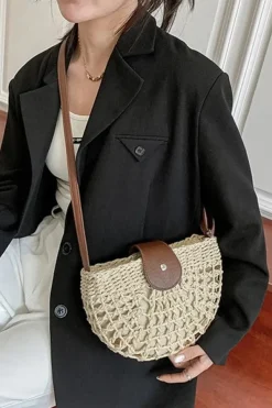 Sac à main en paille