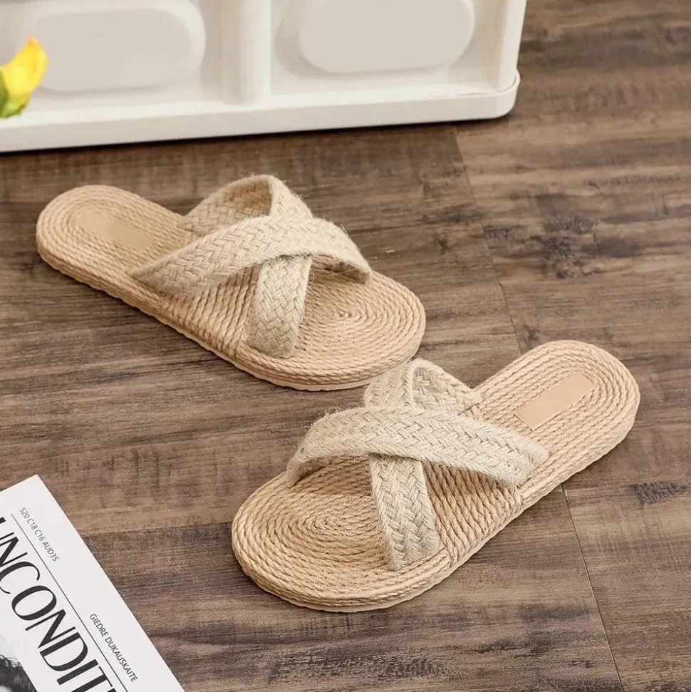 Sandales tressées pour femme