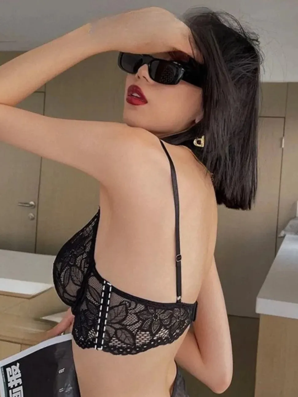 Soutien-gorge sexy noir