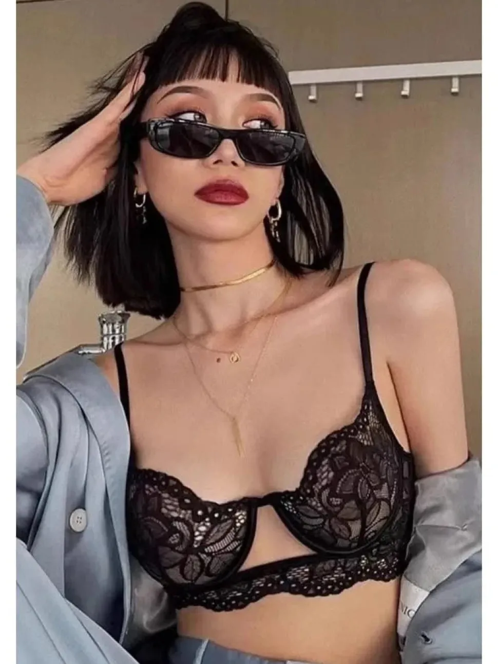 Soutien-gorge sexy noir