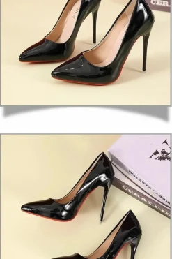Talons aiguilles noires